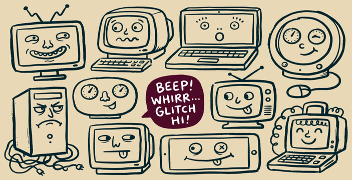 Angry Computer Cartoon Images – Browse 10,583 Stock Photos, Vectors ...