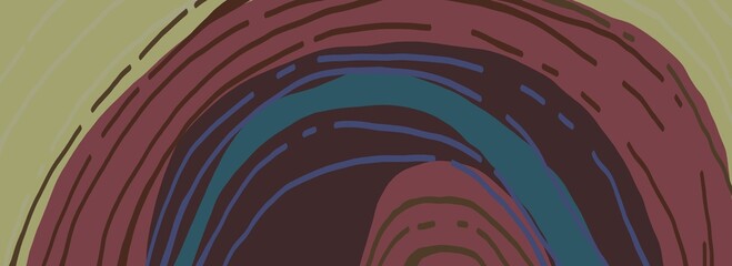 Abstract image for printing - digital painting. The picture is painted by hand on a tablet. © neurostructure