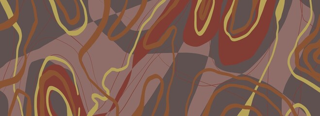 Abstract image for printing - digital painting. The picture is painted by hand on a tablet. © neurostructure