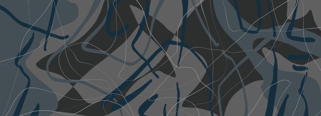 Abstract image for printing - digital painting. The picture is painted by hand on a tablet. © neurostructure