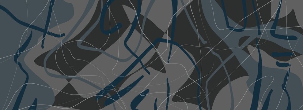 Abstract image for printing - digital painting. The picture is painted by hand on a tablet.