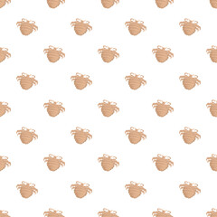 Parasite insects forming a repetitive pattern, illustrating health and hygiene concepts