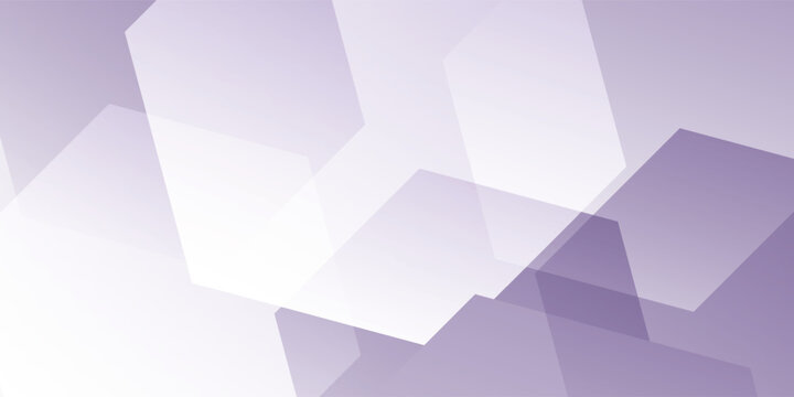 Abstract Geometric Purple Background For Modern Business, Technology And Design Presentations With Translucent Shapes