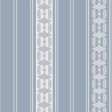 Ethnic tribal striped background. Seamless tribal pattern. Folk embroidery, traditional geometric ornament. Design for fabric, textile, print, rug etc.