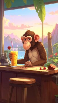 Monkey drink