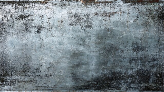 Raw Oxidized Zinc Metal Sheet with Silver Spangle Industrial Texture Pattern
