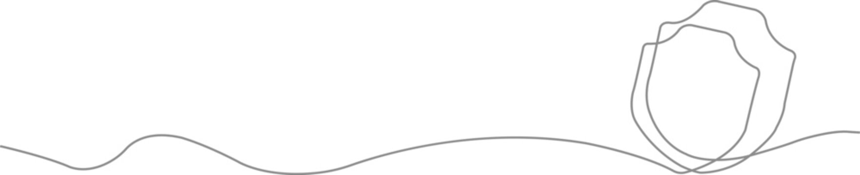 Abstract grey lines forming shield shape and wavy pattern vector