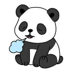 Fototapeta premium Tired panda 