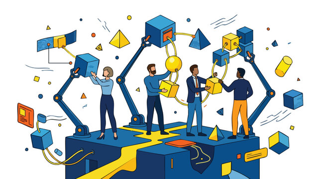 Collaborative Corporate Team Architecting Scalable Digital Ecosystems with Automation and Modular Engineering Strategy