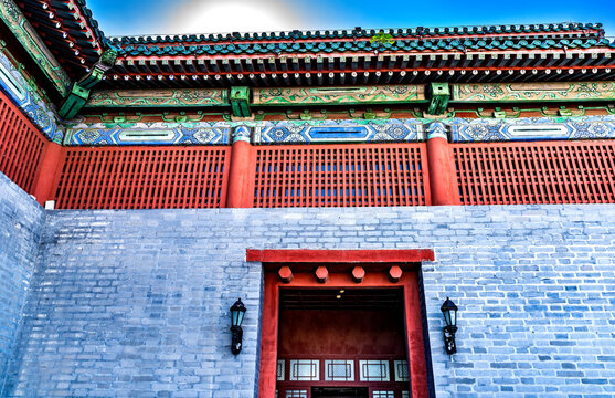 Entrance Southeast Corner Tower City Wall Park Beijing China