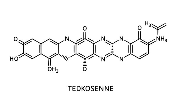 Black outline testosterone formula vector illustration with scientific molecular structure