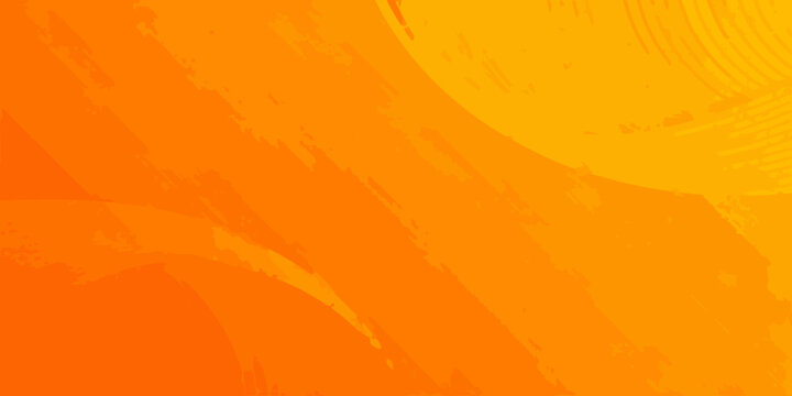 Orange and yellow abstract background features flowing curved shapes