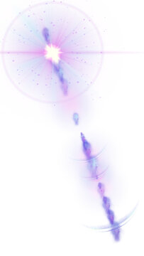 sun light rays with patel colors lens flare on transparent backgrpund,png fairy aqua blue and pink lights isolated overlay vertical social media design element