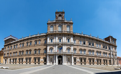 Obraz premium Ducal Palace of Modena (Palazzo Ducale) houses of the Italian Military Academy (Accademia Militare Italiana). Modena. Emilia-Romagna. Italy