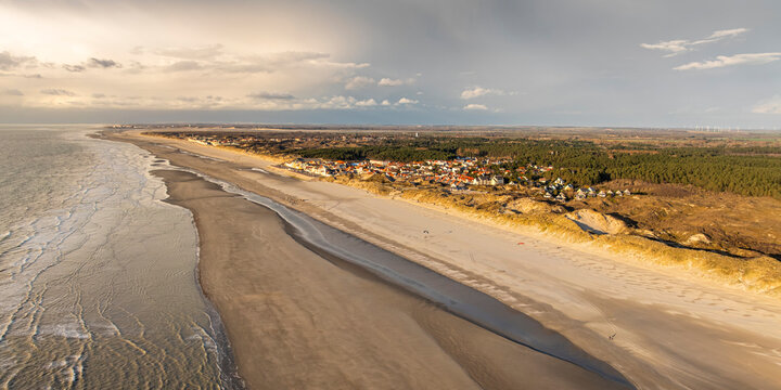 Orage sur la plage de Quend-Plage