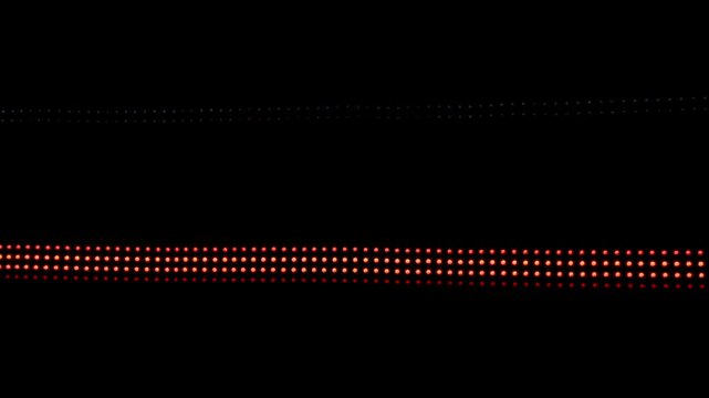 Abstract LED Light Streaks Background with Digital Data Dots
