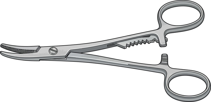 Medical forceps are essential surgical instruments used for grasping tissues.