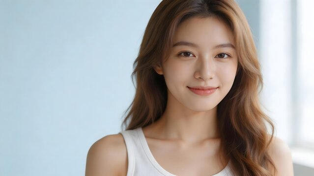 Portrait of a smiling young woman