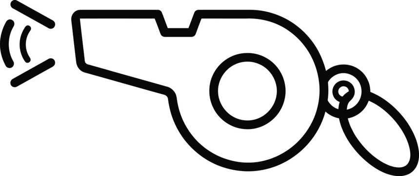 Futuristic heat ray gun illustration black and white line art
