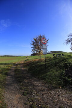 Czech republic landscapes in autumn wide angle