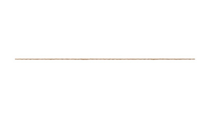 Fototapeta premium PNG Thin brown string line isolated