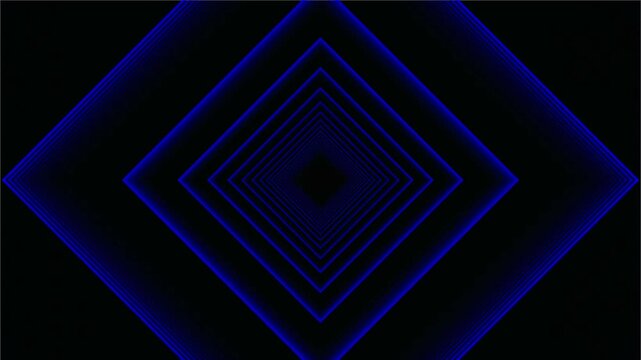 Blue diamond shaped pattern neon