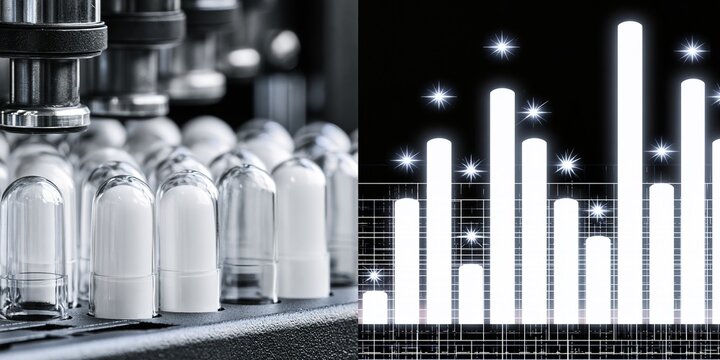 Stock Inspectors Eye: Clear, Visible Objects in Black and White.