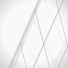 Obraz premium Minimal Wire Pyramid Background