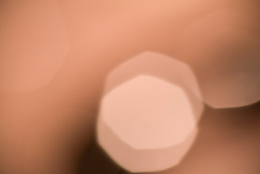 Peach lights abstract blurred background