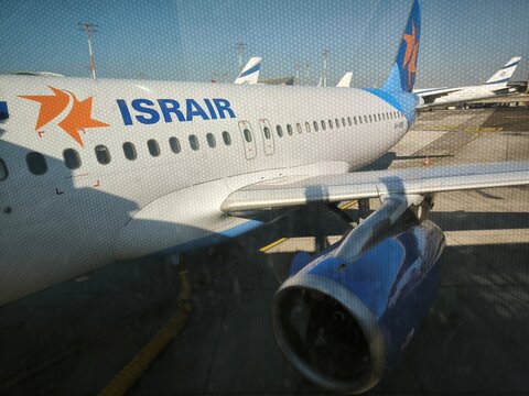 Israir airplane tarmac