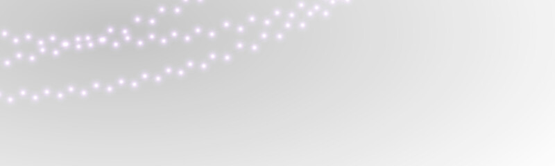 Obraz premium Festive garland PNG glowing in LED vector style. Christmas lights for New Year party decorations. Isolated transparent PNG design.