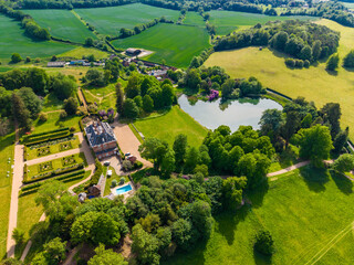 Squerryes Court and Westerham Aerial View © Martin Valigursky