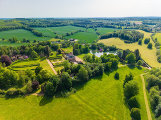 Squerryes Court and Westerham Aerial View © Martin Valigursky