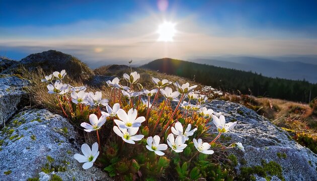 Menyanthes Trifoliata In Jizerske Mountains Northern Bohemia Czech Republic