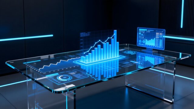 Futuristic data analysis setup