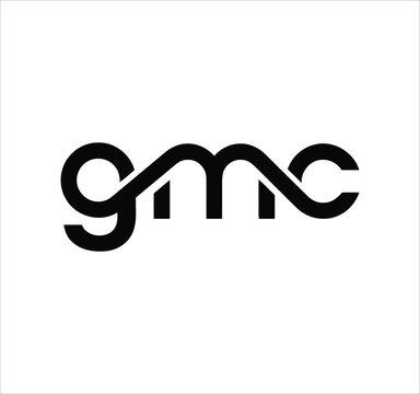 gmc gm mc g letter logo design. Minimal monogram emblem, classic style  Alphabet vector logo design. Premium Business logo, White background. AI/EPS and PNG/JPEG.