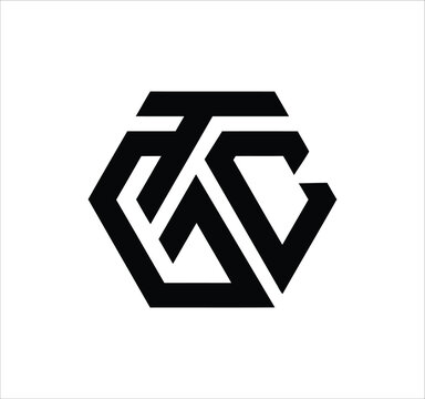 gts gt ts t s g letter logo design. Minimal monogram emblem, classic style. Alphabet vector logo design. Premium Business logo, White background. AI/EPS and PNG/JPEG.