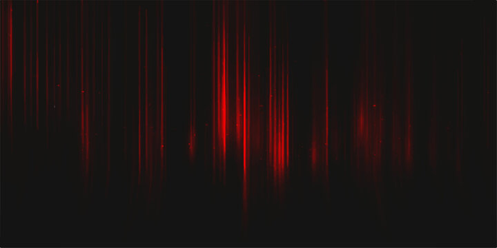abstract vertical red streaks on dark background, evocative of dramatic curtains or a futuristic digital wave, with a sense of mystery and depth.