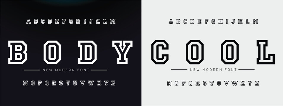 Abstract thin line font alphabet. Minimal modern fashion fonts and numbers. Typography typeface uppercase lowercase and number. vector illustration