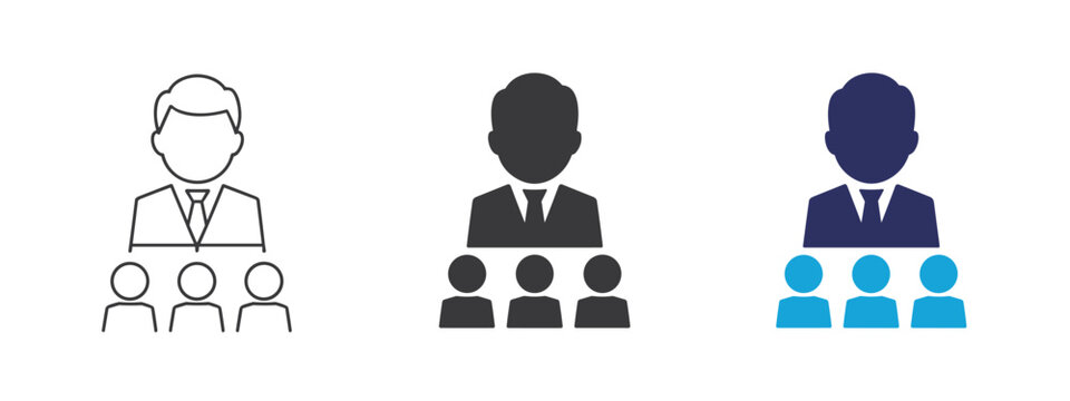 Vector silhouette illustration of a man with a sword symbolizing teamwork and social communication