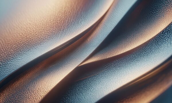 Smooth blue metallic fabric texture with soft light reflections and elegant folds