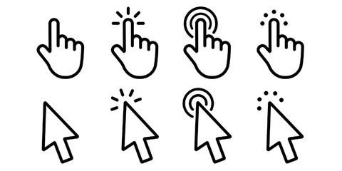 Fototapeta premium Users and Avatars Vector Line Icons Teamwork and Businessman Symbols Isolated on Transparent Background