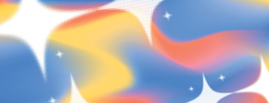 Vibrant abstract gradient background vector