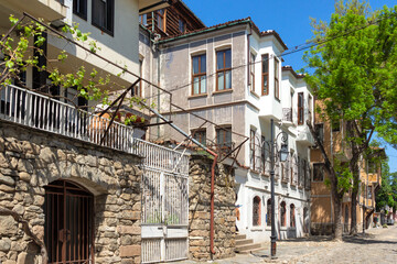 Fototapeta premium The old town of city of Plovdiv, Bulgaria
