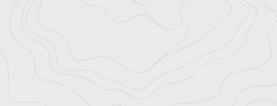 Minimalist topographic line pattern background vector