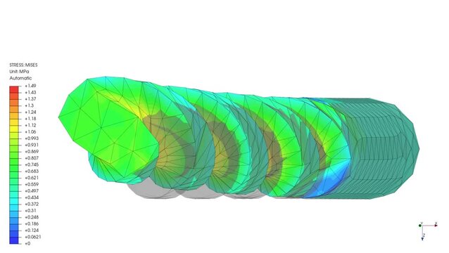 Mechanic simulation engineering - Stress and breakpoint analysis of Drill under force and moment conditions