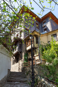 The old town of city of Plovdiv, Bulgaria