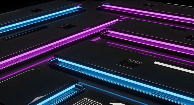 Rade branded technology concept title with a modern digital product theme
