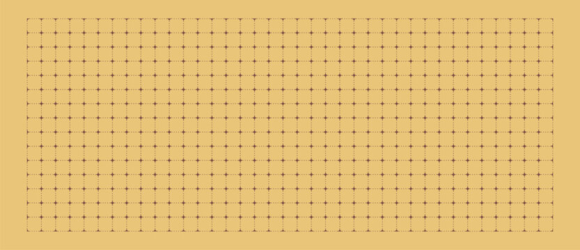 Technical drawing sheet dot Star geometry, margin layout blueprint style. Point spacing structure for planning pages diagrams UI wireframes education notebooks digital technology visuals.