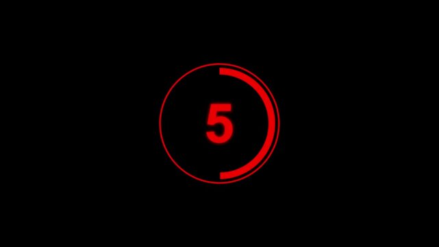 Circle countdown timer animation from 10 to 0 second animation on white background .10 second countdown timer 10 Seconds Circle Countdown Timer Animation from 10 to 0 second countdown time